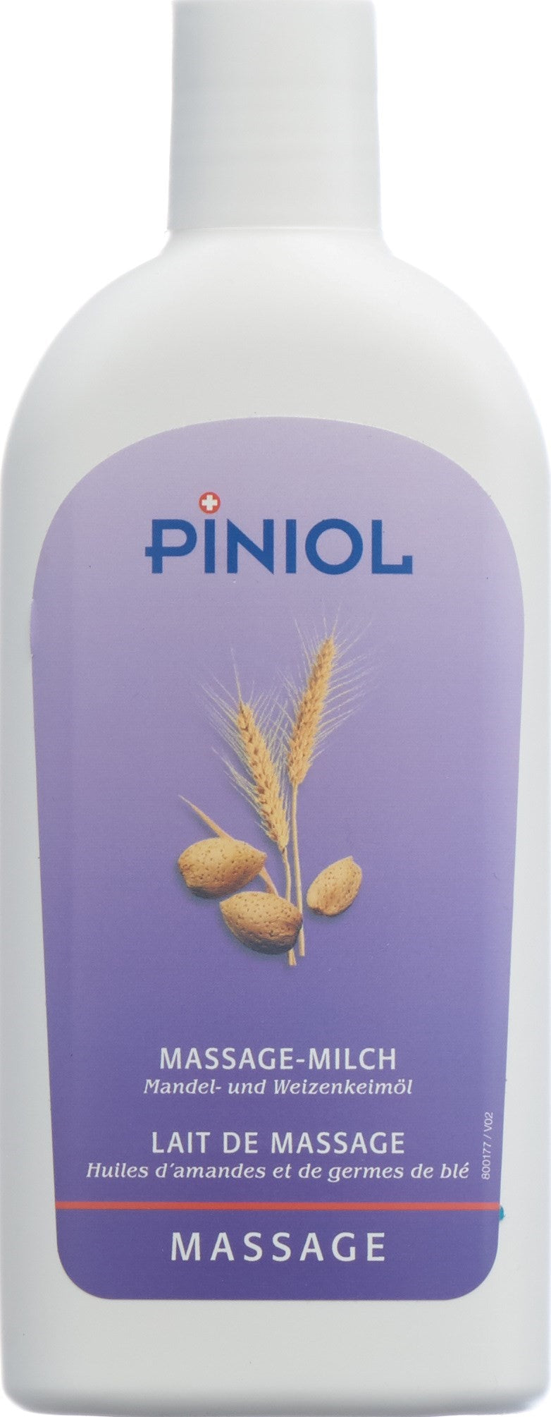 PINIOL Massagemilch m Mandel-Weizenkeimöl 250 ml