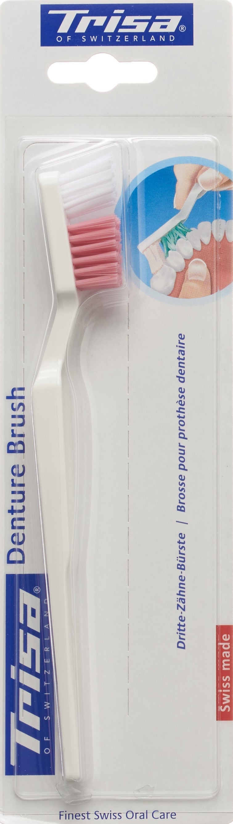 TRISA Prothesenbürste doppelt