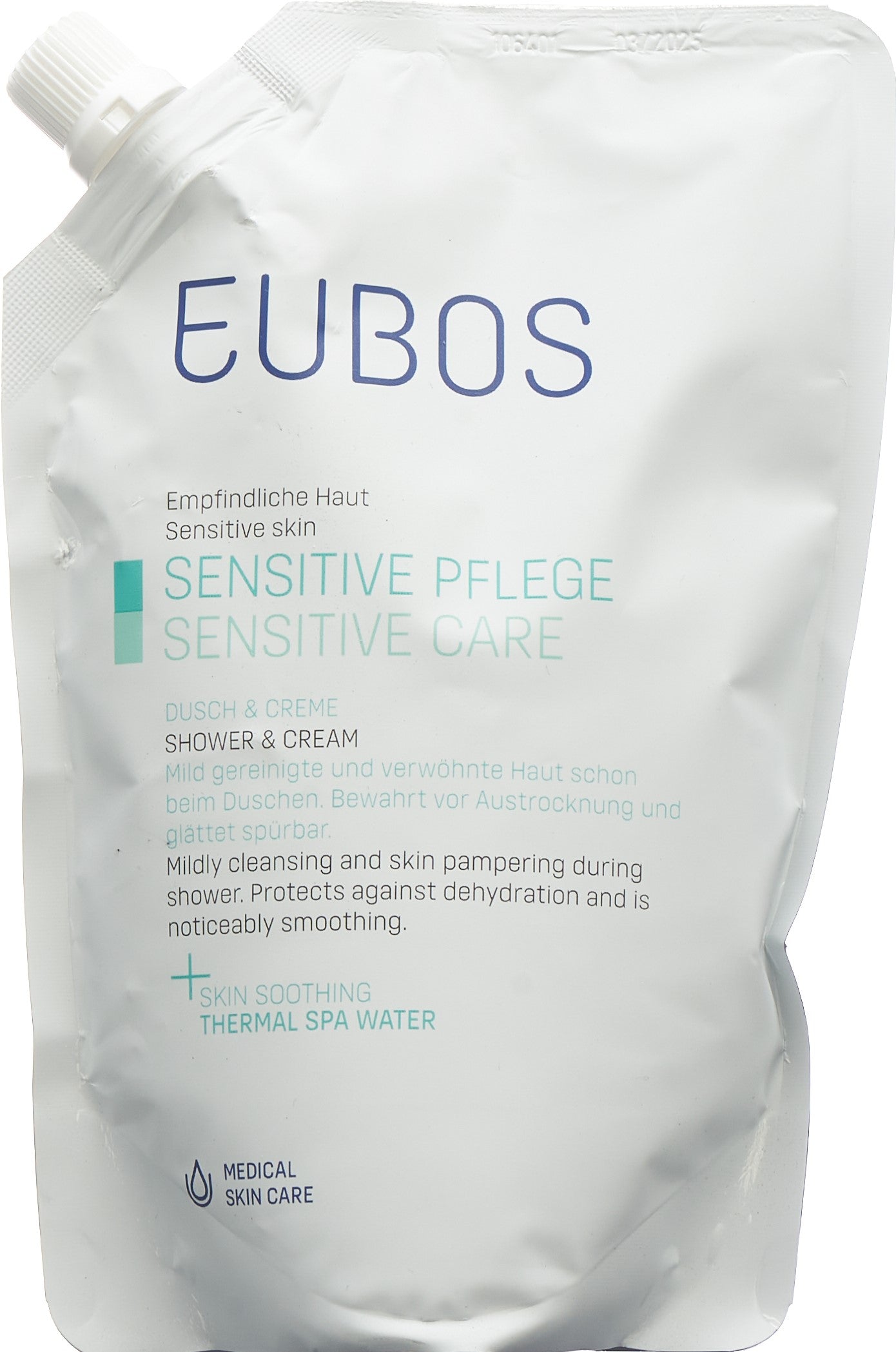EUBOS Sensitive Dusch + Creme refill 400 ml