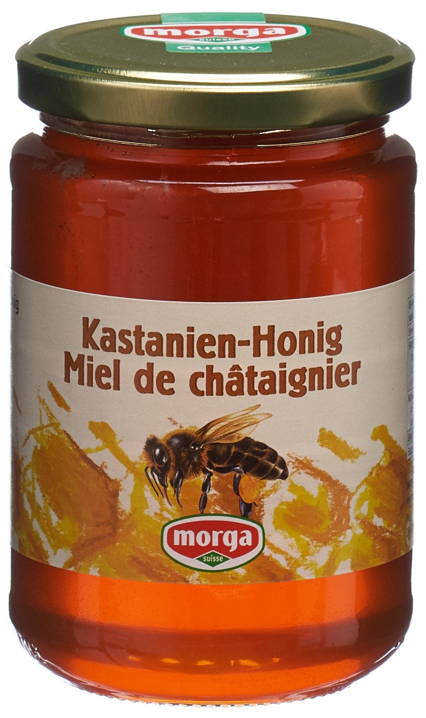 MORGA Kastanien Honig Ausland Glas 500 g