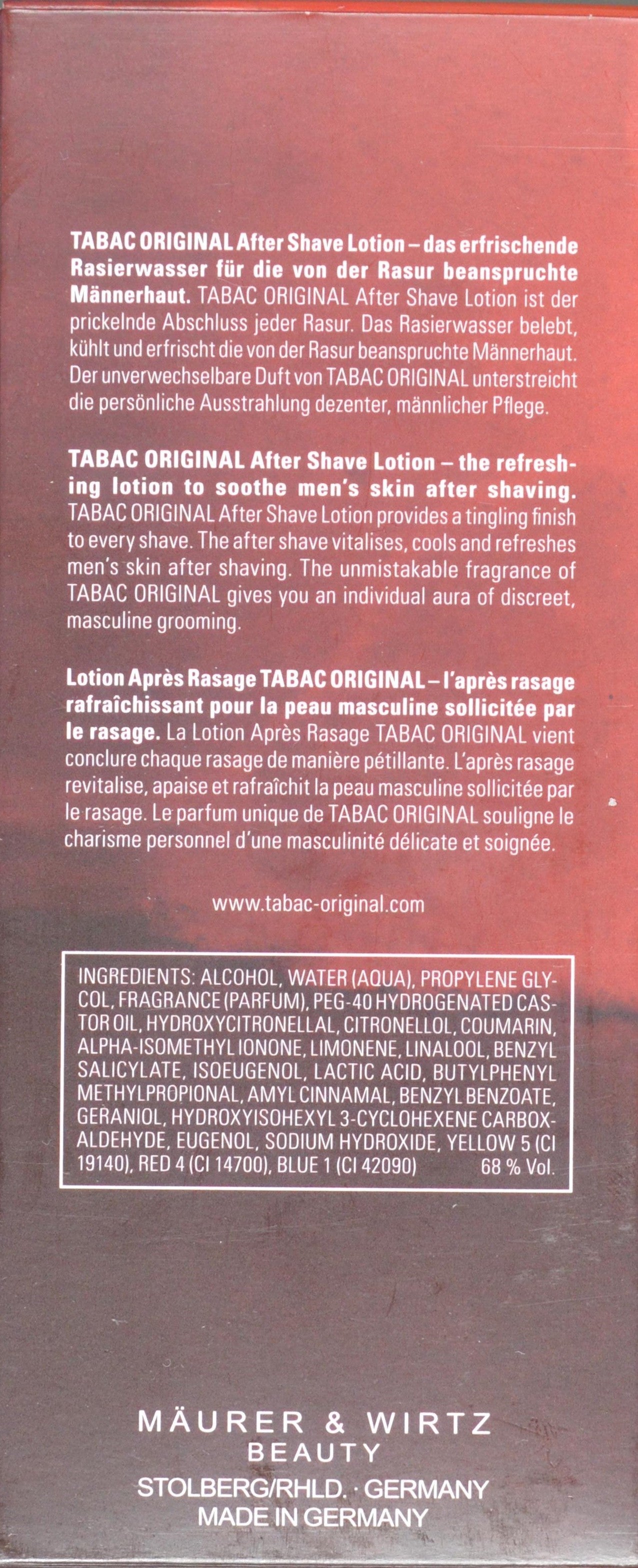 TABAC ORIGINAL After Shave 150 ml
