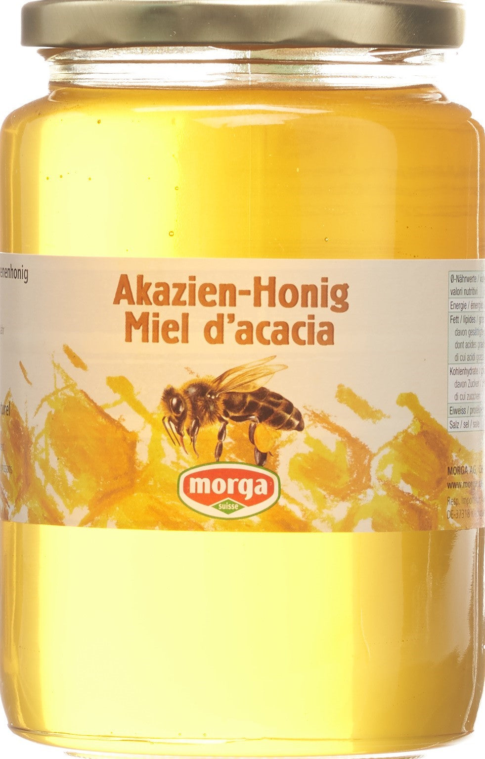 MORGA Akazien Honig Ausland Glas 1 kg