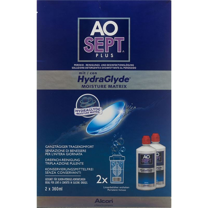 AOSEPT PLUS liq mit HydraGlyde 2 x 360 ml