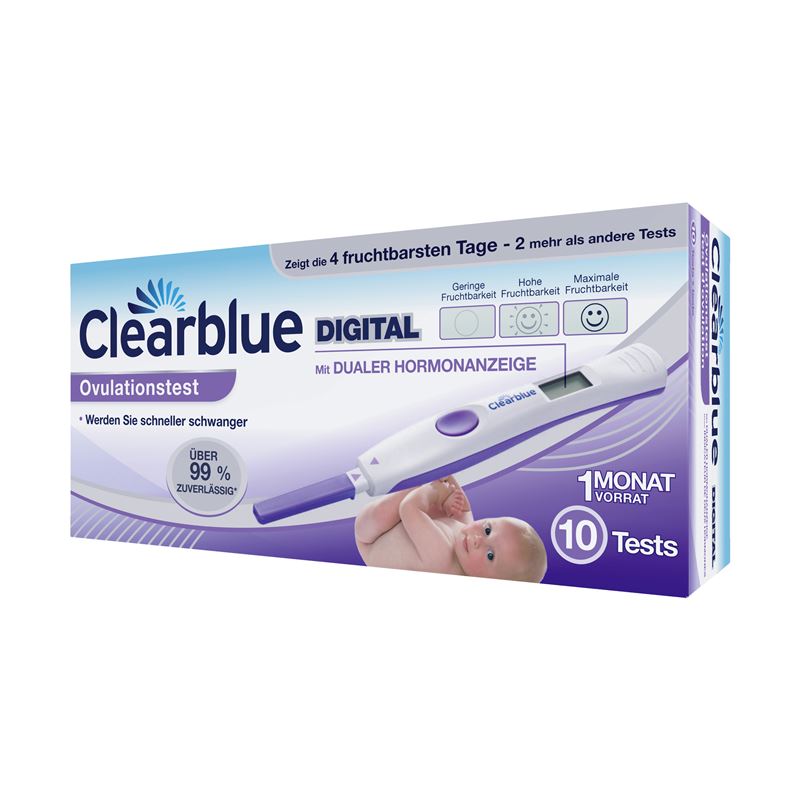CLEARBLUE Digital Ovulationstest 10 Stk