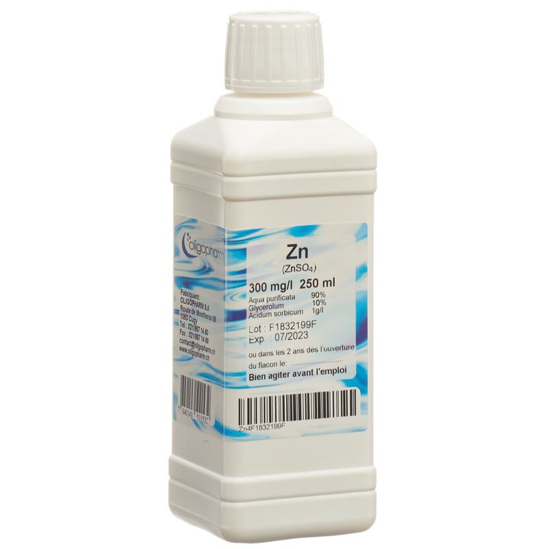 OLIGOPHARM Zink Lös 300 mg/l 250 ml