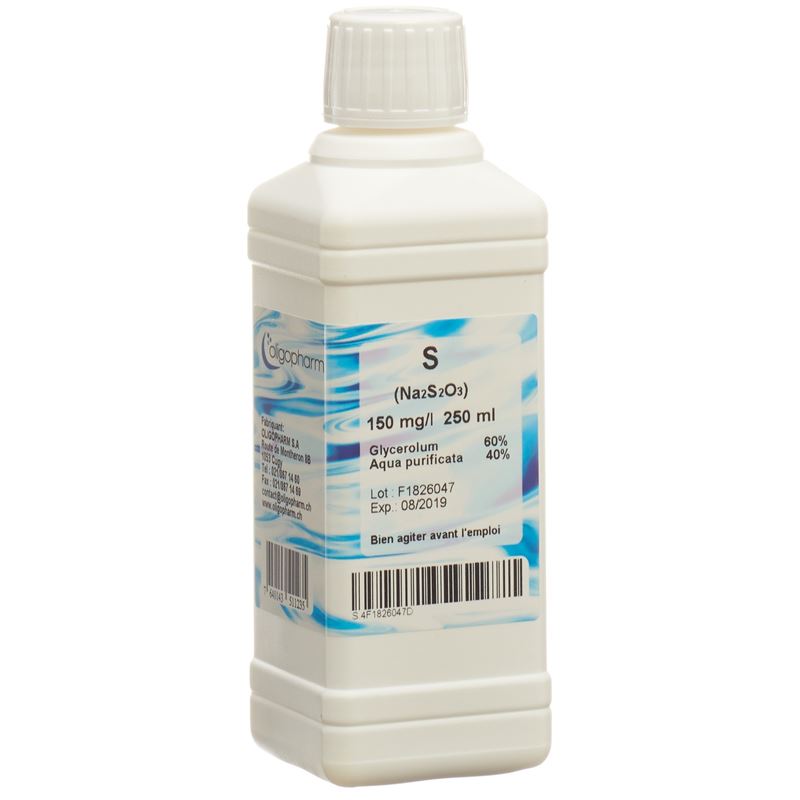 OLIGOPHARM Schwefel Lös 150 mg/l 250 ml