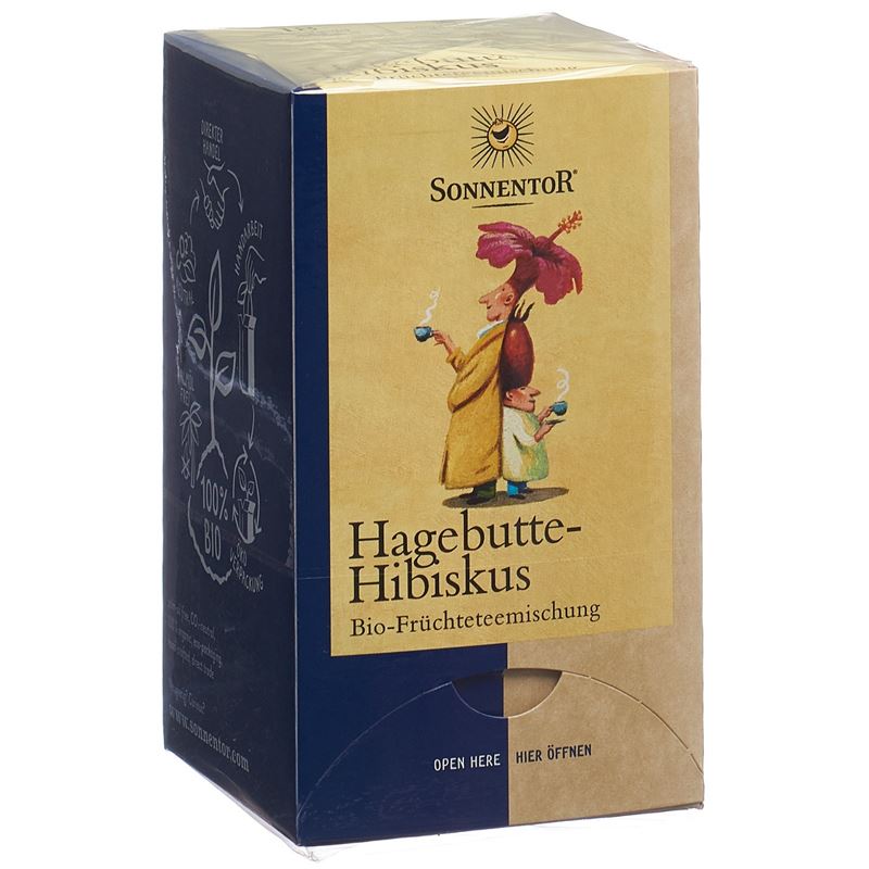 SONNENTOR Hagebutte Hibiskus Tee 18 Btl 3 g
