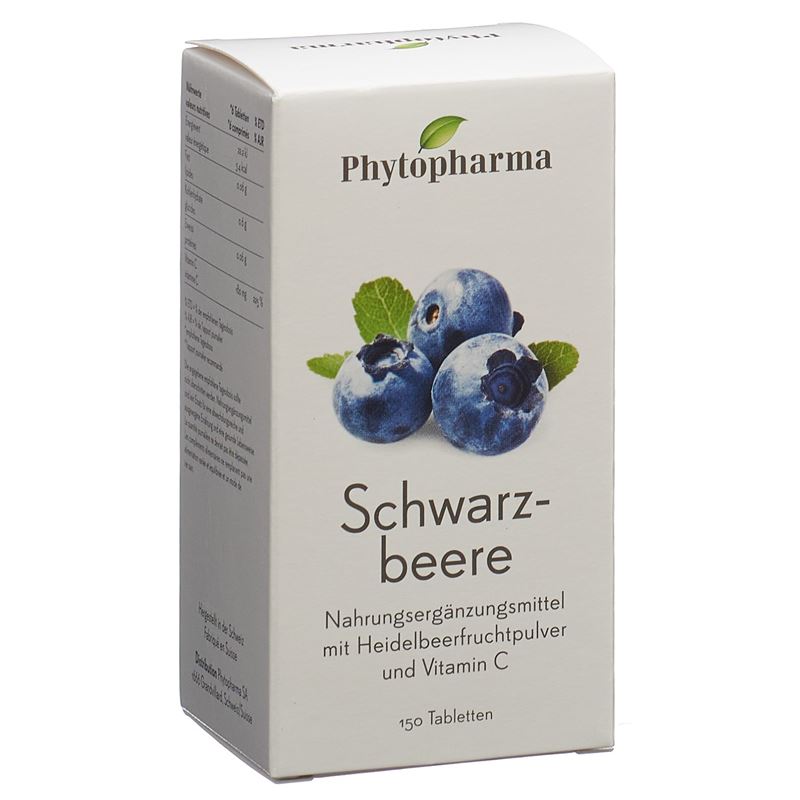 PHYTOPHARMA Schwarzbeere Tabl 150 Stk