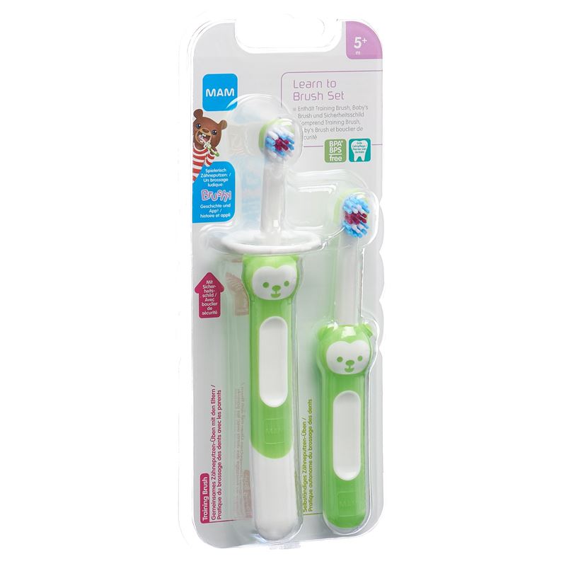 MAM Learn to Brush Set Zahnbürsten 5+m