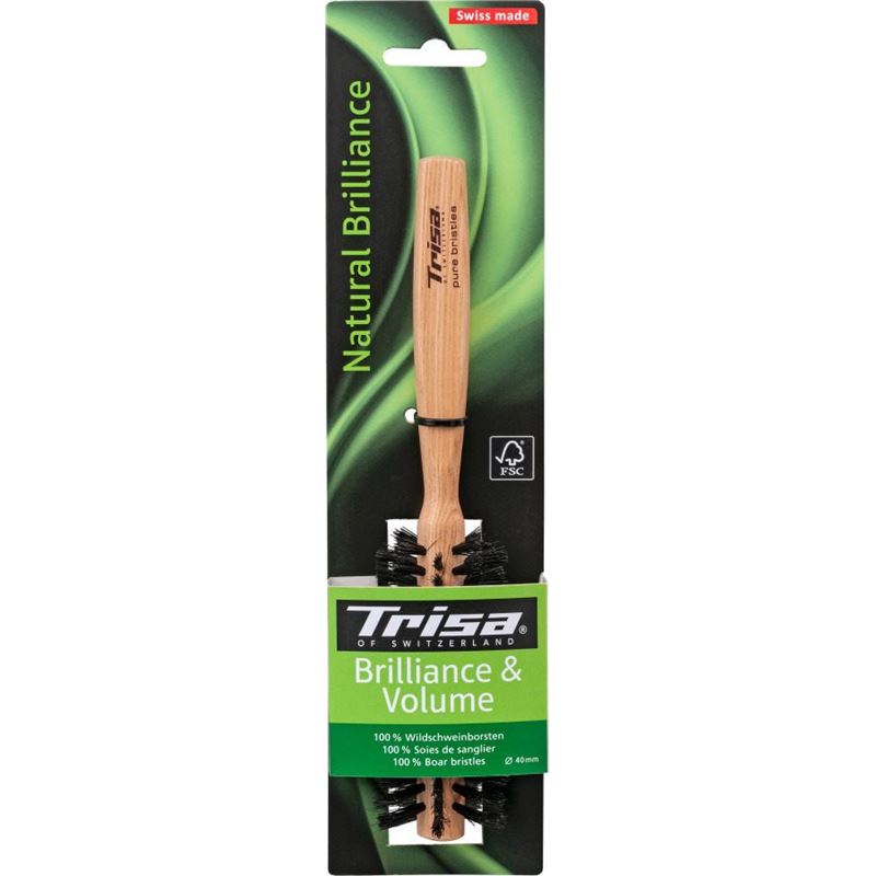 TRISA Natural Brilliance Haarbürste rund
