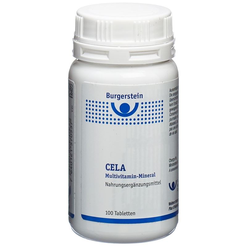 BURGERSTEIN Multivitamin-Mineral CELA Tabl 100 Stk