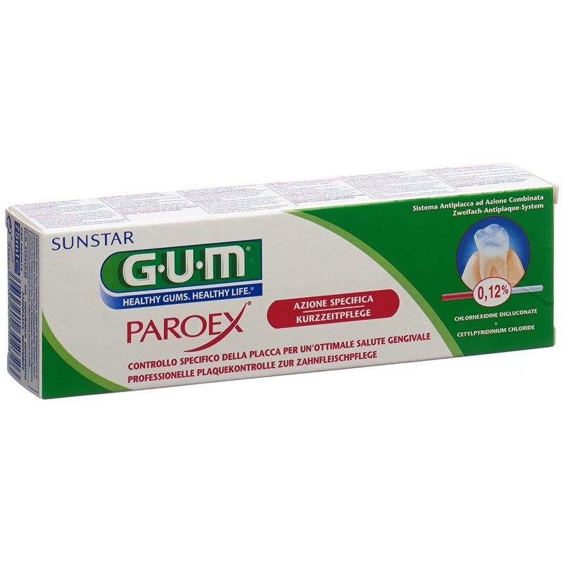 GUM SUNSTAR PAROEX Zahnpasta 0.12 % chlorhex 75 ml