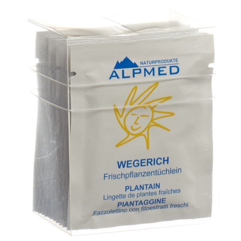 ALPMED Frischpflanzentüchlein Wegerich 13 Stk