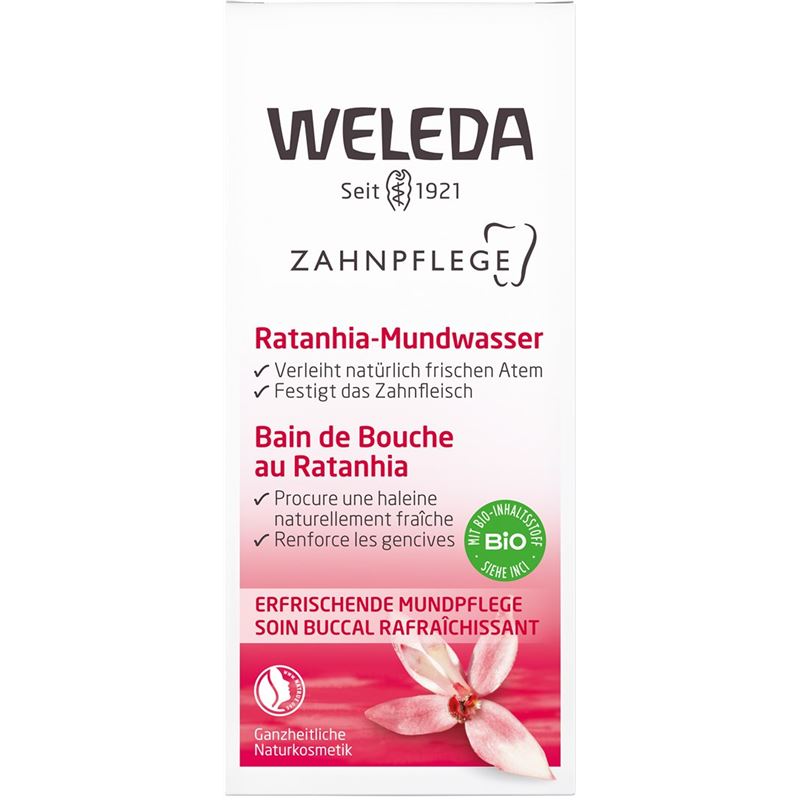 WELEDA Ratanhia-Mundwasser Fl 50 ml