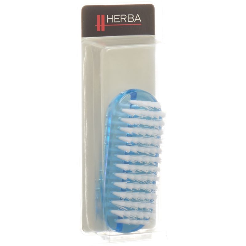 HERBA Nagelbürste blau clear frosted