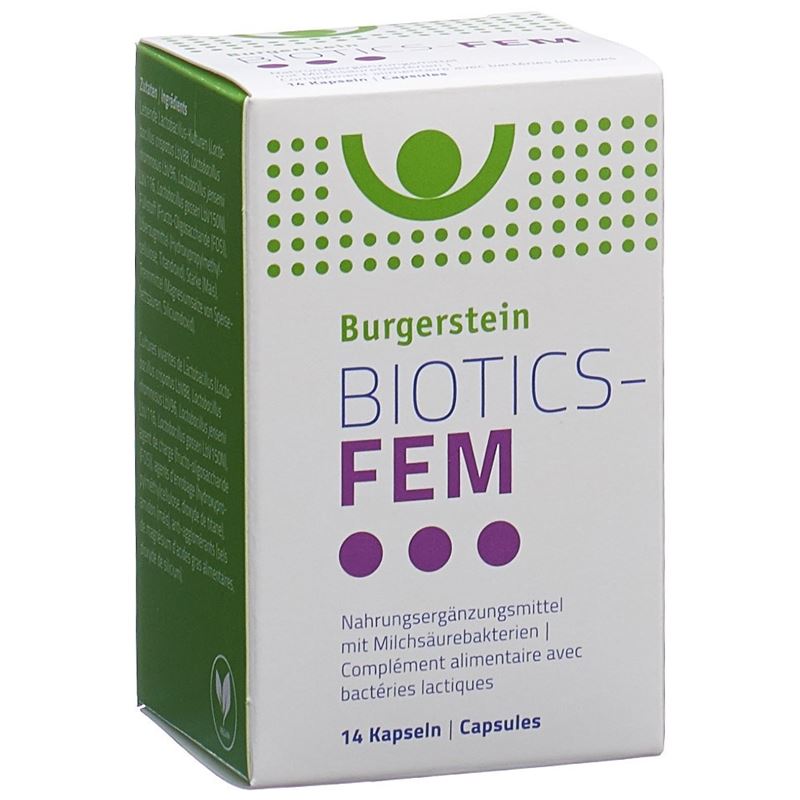BURGERSTEIN Biotics-FEM Kaps 14 Stk