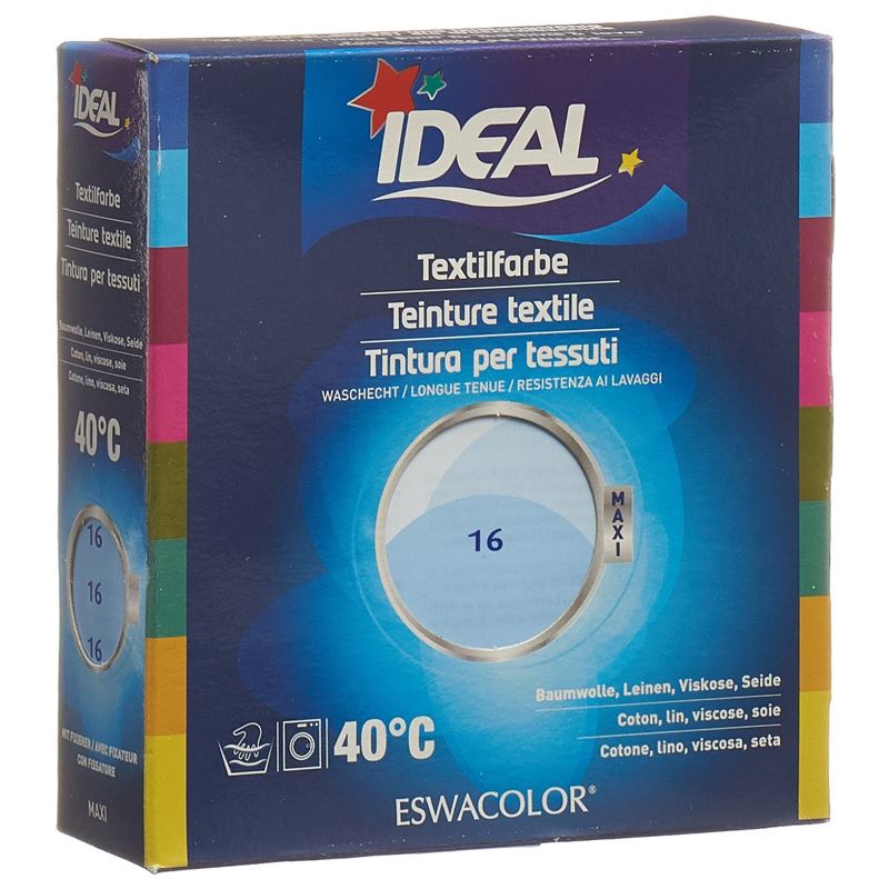 IDEAL MAXI Baumwolle Color No16 himmelblau