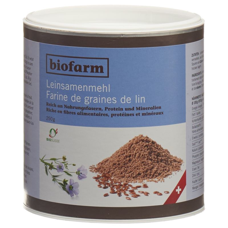 BIOFARM Leinsamenmehl Knospe CH 250 g