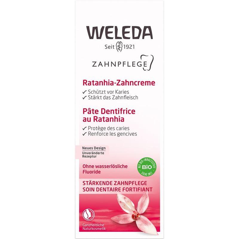 WELEDA Ratanhia-Zahncreme Tb 75 ml
