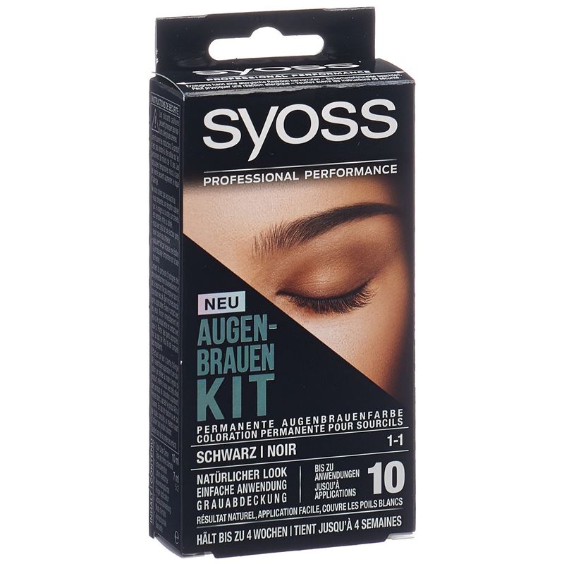 SYOSS Augenbrauen-Kit schwarz 10 ml