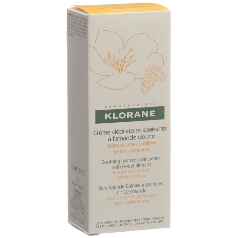 KLORANE Enthaarungscreme beruhig empf Zonen 75 ml