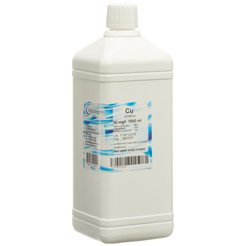 OLIGOPHARM Kupfer Lös 60 mg/l 1000 ml