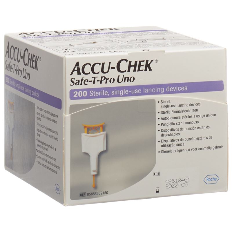 ACCU-CHEK SAFE-T PRO UNO Einmalstechhilfe 200 Stk