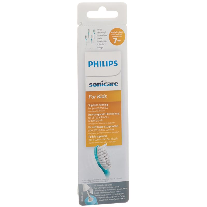 PHILIPS Sonicare Ersatzbür Kids HX6044/33 7J 4 Stk
