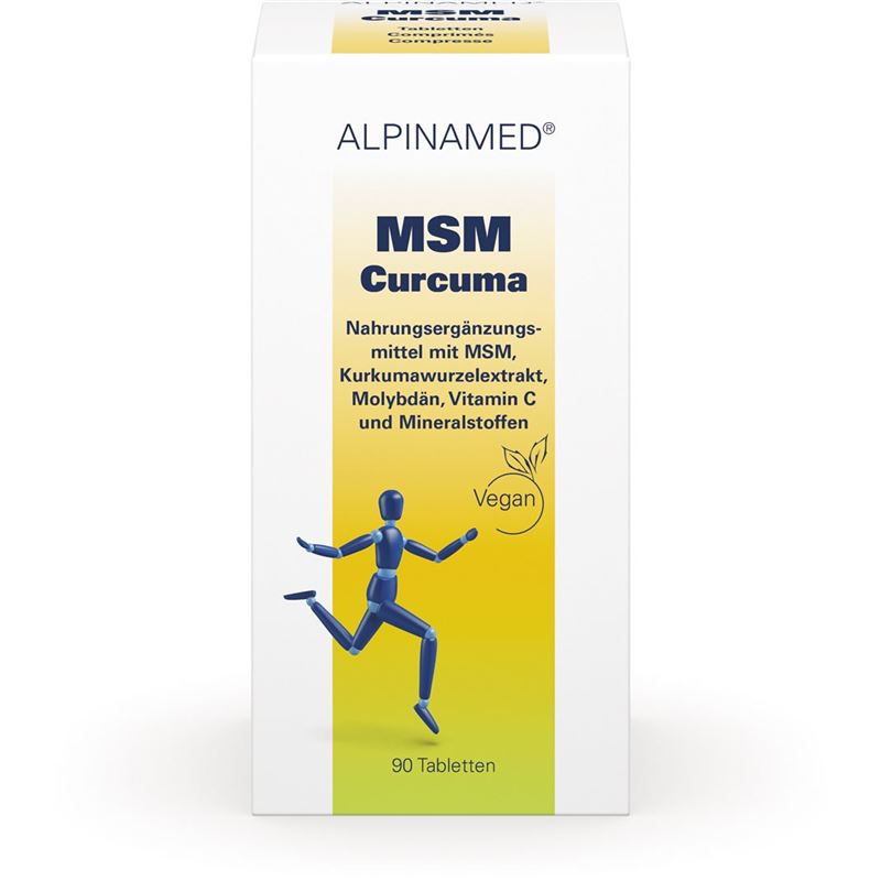 ALPINAMED MSM Curcuma Tabl Ds 90 Stk