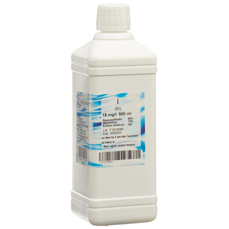 OLIGOPHARM Iod Lös 15 mg/l 500 ml