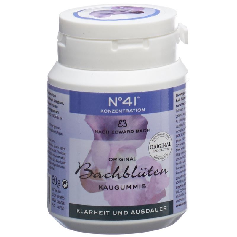 BIOLIGO Dr Bach Kaugummi Konzentration Ds 60 g