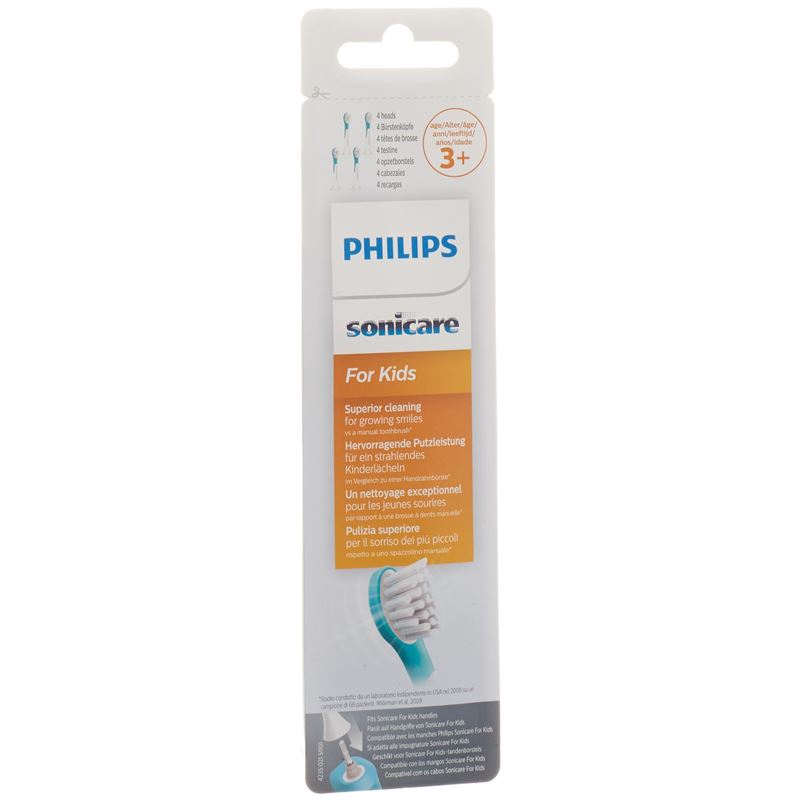 PHILIPS Sonicare Ersatzbür Kids HX6034/33 4J 4 Stk